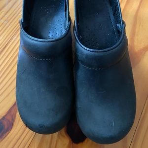 Black Dansko clogs